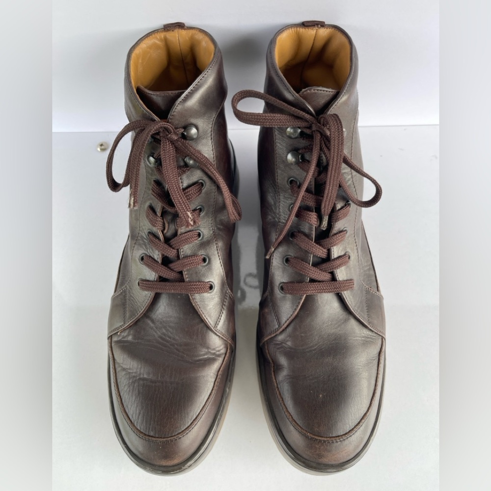Louis Vuitton Men's Brown Leather Boots 10.5 - Picture 2 of 16